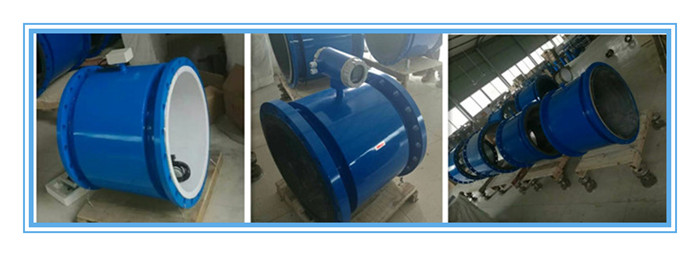 大口徑橡膠內襯河水用電磁流量計